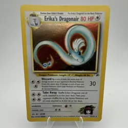 Pokemon Erika's Dragonair 4/132 Gym Heroes Holo Rare 80 HP Stage 1 Card - Image 2