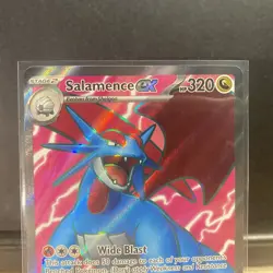 Pokemon Salamence ex 177/159 Journey Together SV Ultra Rare Full Art NM - Image 2