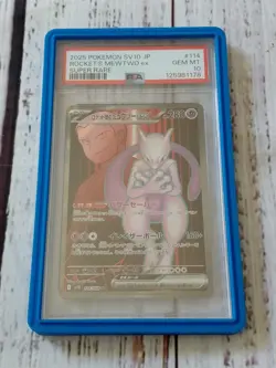 TEAM ROCKET'S MEWTWO EX #114 PSA 10 2025 POKEMON JPN SV10-GLORY OF TEAM ROCKET - Image 1