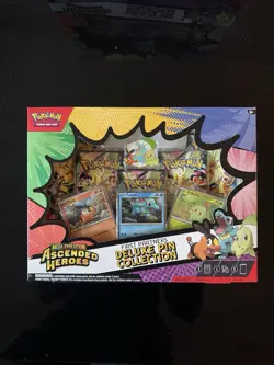 Pokemon TCG Deluxe Pin Collection Box - Mega Evolution Ascended Heroes, Pin - Image 1