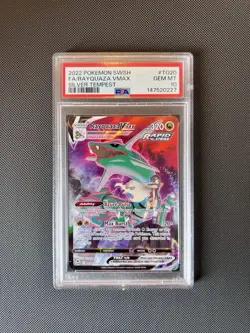 PSA 10 RAYQUAZA VMAX Silver Tempest TG20/TG30 Pokemon TCG 2022 - Image 1