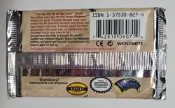 Pokemon Fossil First Edition Booster Pack Factory Sealed Zapdos MINT! 4702771060714 - Image 3