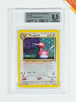 Pokemon BGS 8.5 Porygon2 #12 Holo Neo Revelation Unlimited 2001 Italiano - Image 1