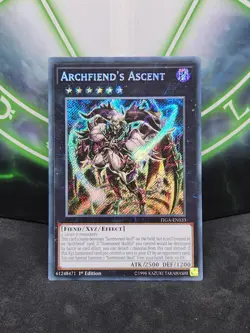 Yugioh Archfiend's Ascent FIGA-EN033 Secret Rare 1st Edition NM - Image 1
