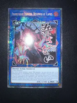 Yu-Gi-Oh Promethean Princess Bestower Of Flames RA05-EN107 Starlight Rare - Image 1