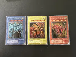 Yu-Gi-Oh God Cards G4-01 G4-02 G4-03 Slifer Ra Obelisk Gameboy Promo Japanese - Image 1