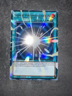 Yu-Gi-Oh Super Polymerization RA05-EN149 Overframe Ultra Rare English - Image 1