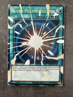 Yu-Gi-Oh Super Polymerization RA05-EN149 Overframe Ultra Rare English - Image 2