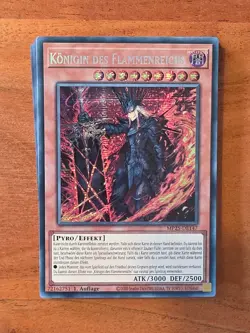 Yu-Gi-Oh! MP25-DE147 Konigin des Flammenreichs Secret Rare NM 1st - Image 1