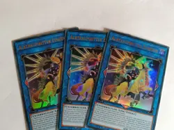 Yu Gi Oh! 3x Albtraumritter Einhorn v.2 (RA01-DE043) ULTRA RARE - Image 1