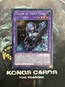 BLZD-EN034 Teller of Fairy Tails Secret Rare Yu-Gi-Oh! NEW - Image 1