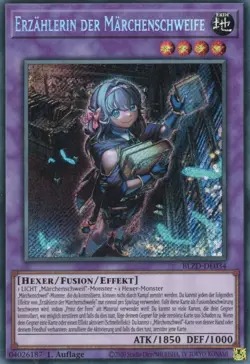 yugioh Erzahlerin der Marchenschweife BLZD-DE034 SECRET RARE DEUTSCH - Image 1