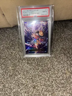 2025 ONE PIECE JAPANESE OP13-CARRYING ON HIS WILL #119 MONKEY D. LUFFY PSA 10 - Image 1