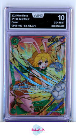 CARROT ONE PIECE 2025 JP OP08-023 SP ALT ART THE BEST VOL.2 AOG 10 - Image 1