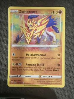 ZAMAZENTA - 102/185 - VIVID VOLTAGE - AMAZING RARE - POKEMON CARD - Image 1
