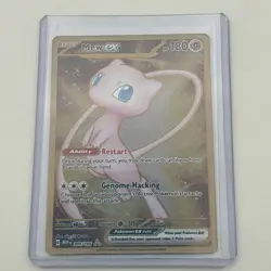 Mew ex - 151 Metal Card 205/165 SV Scarlet & Violet 151 Pokemon UPC Promo Gold - Image 1