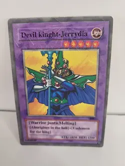 Yu-Gi-Oh! TCG Fake Card Poorly Translated Funny Holo - Giltia the D. Knight - Image 1