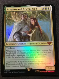 Aragorn And Arwen, Wed - Foil - LTR - MTG - EN - NM - 0287 - Image 1