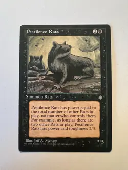 Pestilence Rats - MTG Ice Age - NM - Image 1