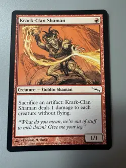 MTG Krark-Clan Shaman Mirrodin (98/306) Regular Common Magic The Gathering - Image 1