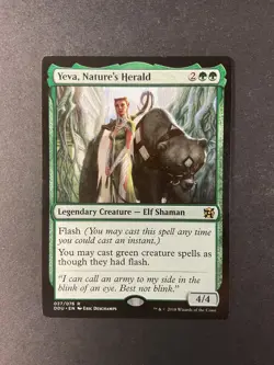 Yeva, Nature's Herald - Elves vs Inventors - Magic the Gathering - MTG - Image 1