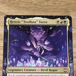 Henzie “Toolbox” Torre Altered Hand-Painted MTG Card border extension - Image 2