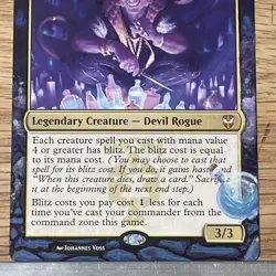 Henzie “Toolbox” Torre Altered Hand-Painted MTG Card border extension - Image 3