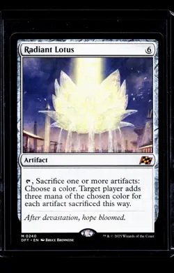 2025 MTG Magic the Gathering DFT Aetherdrift #240 Radiant Lotus - Image 1
