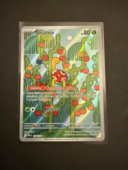 Pokemon schuckle 136/132 mega evolution Illustration Rare Pack Fresh - Image 1