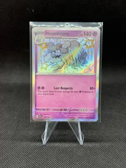 2024 Pokemon Paldean Fates Shiny Rare Houndstone 168/091 - Image 1