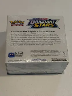Pokemon TCG Sword & Shield Brilliant Stars Booster Box New Sealed - Image 1
