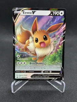 Eevee V SWSH065 Full Art Promo Sword & Shield English Pokemon - Image 1