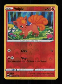 REVERSE HOLO VULPIX COMMON 006/073 NM POKEMON - Image 1
