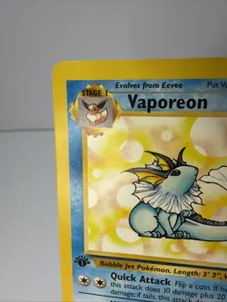 Pokemon TCG Vaporeon Jungle 1st Edition Rare 28/64 - Image 2