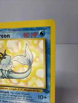Pokemon TCG Vaporeon Jungle 1st Edition Rare 28/64 - Image 3