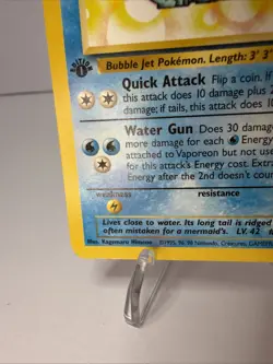 Pokemon TCG Vaporeon Jungle 1st Edition Rare 28/64 - Image 4