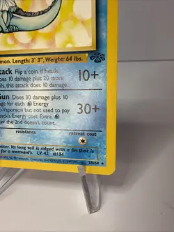 Pokemon TCG Vaporeon Jungle 1st Edition Rare 28/64 - Image 5