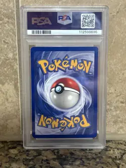 1999 POKEMON FOSSIL #5 GENGAR-HOLO PSA 8 - Image 2