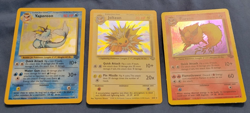 Pokemon Flareon 3/64 Jolteon 4/64 Flareon 12/64 Jungle Holo LP - Image 1