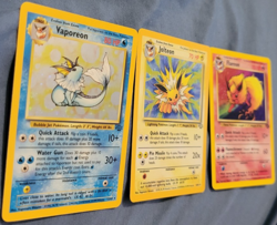 Pokemon Flareon 3/64 Jolteon 4/64 Flareon 12/64 Jungle Holo LP - Image 2