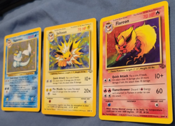 Pokemon Flareon 3/64 Jolteon 4/64 Flareon 12/64 Jungle Holo LP - Image 3