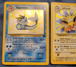 Pokemon Flareon 3/64 Jolteon 4/64 Flareon 12/64 Jungle Holo LP - Image 4