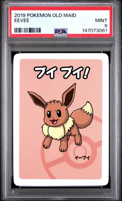 2019 POKEMON OLD MAID EEVEE PSA 9 - Image 1
