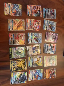 20 Pokemon TCG GX V Lot - Charizard GX, Zamazenta V Gold, Dragonite GX + More! - Image 1