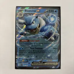 Blastoise Ex 009/165 - SV: 151 - Pokemon TCG - NM - Image 1