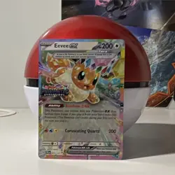 Pokemon Eevee EX Promo Stamped Holo 200 HP 075/131 Prismatic Evolutions - Image 1