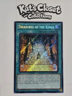 Yu-Gi-Oh Treasures Of The King MZTM-EN006 Secret Rare 1st Edition Near Mint - Image 1