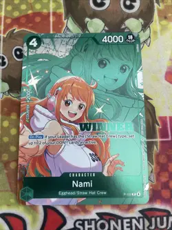 Nami P-102 NM Winner Promo One Piece TCG - Image 1