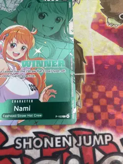 Nami P-102 NM Winner Promo One Piece TCG - Image 4