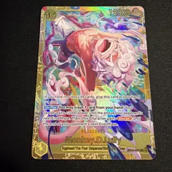 One Piece TCG GOLD SEC Monkey D Luffy Adventure On Kami’s Island EB04-061 OP15 - Image 1